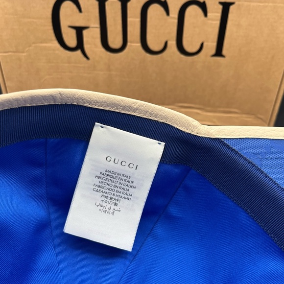 Gucci Blue ‘Off The Grid’ Baseball Cap / Hat - NIB all inclusive - Picture 8 of 12